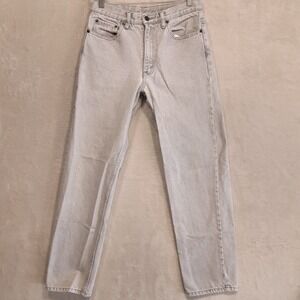 Attrak Mens Basic Jeans Sz.30x30/Gray/Straight Leg/Zip Fly/Vintage